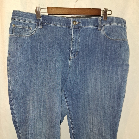 CJ Banks Medium Blue Denim Pants - Picture 2 of 5